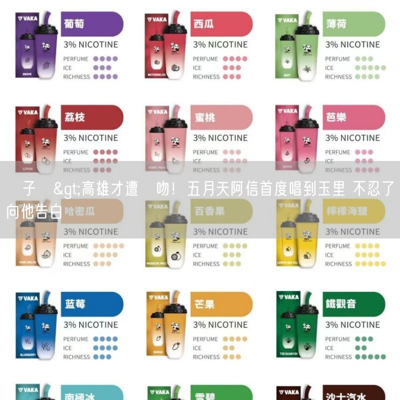 喜八辣電子煙>高雄才遭強吻！五月天阿信首度唱到玉里 不忍了向他告白