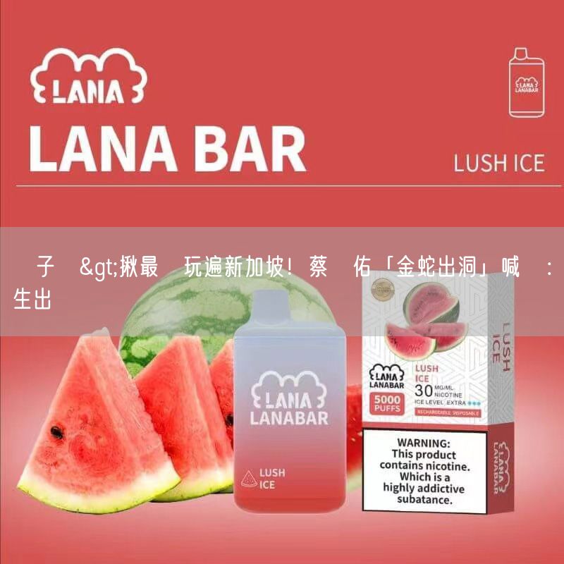 喜八辣電子煙>揪最愛玩遍新加坡！蔡旻佑「金蛇出洞」喊話：生出來